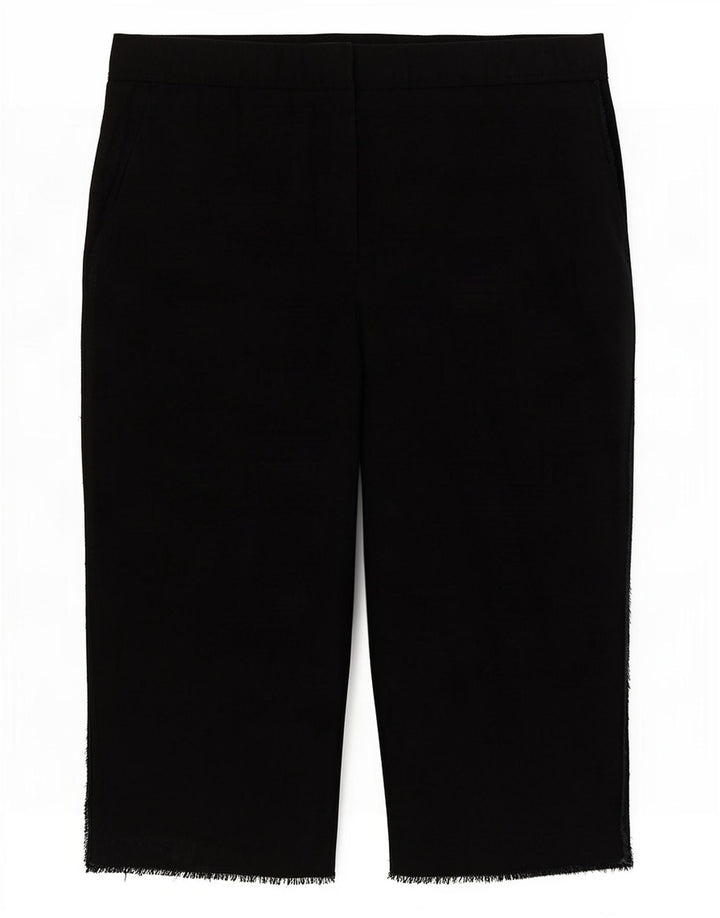 Zara Womens Bermuda Shorts Medium W28 Black Lyocell