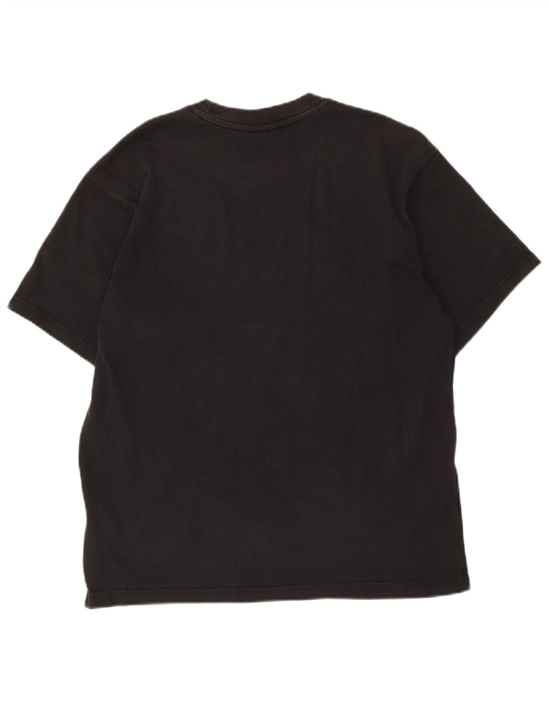 Adidas Mens T-Shirt Top Medium Black Cotton