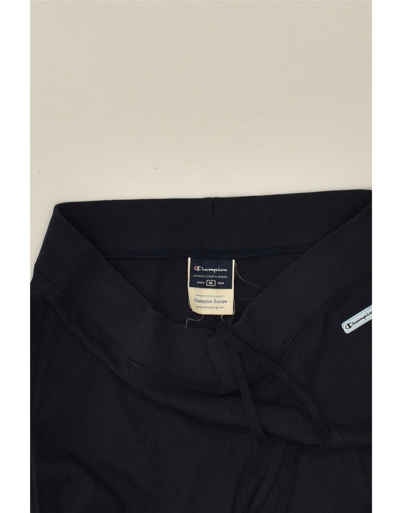 CHAMPION Womens Tracksuit Trousers UK 12 Medium Navy Blue Cotton Vintage Champion and Second-Hand Champion from Messina Hembry 