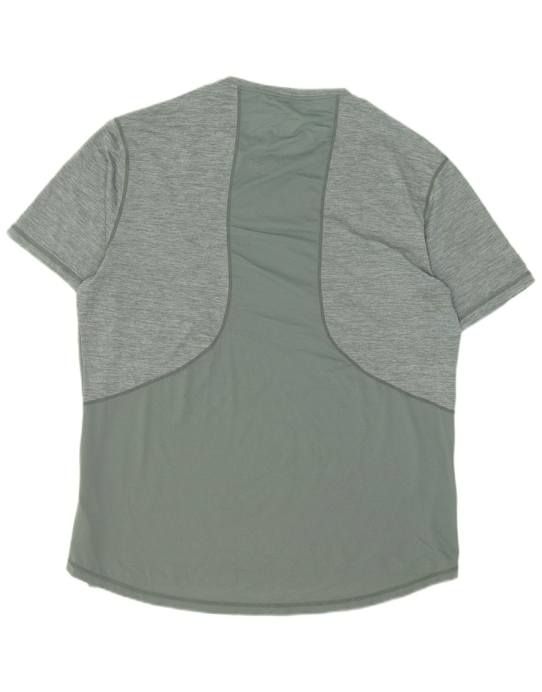 Umbro Mens T-Shirt Top 2XL Green Flecked Polyester