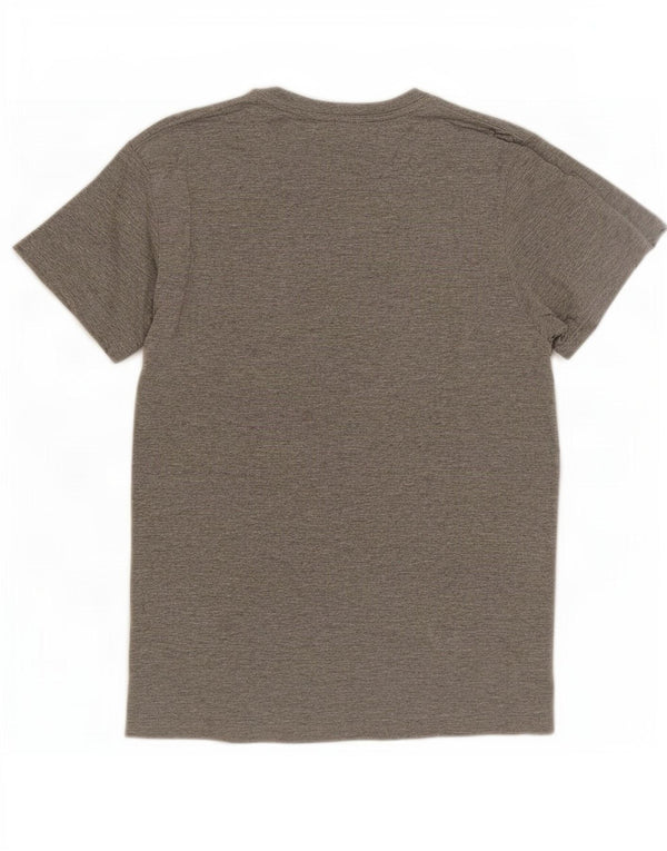 Jack & Jones Mens Graphic T-Shirt Top Medium Grey Cotton