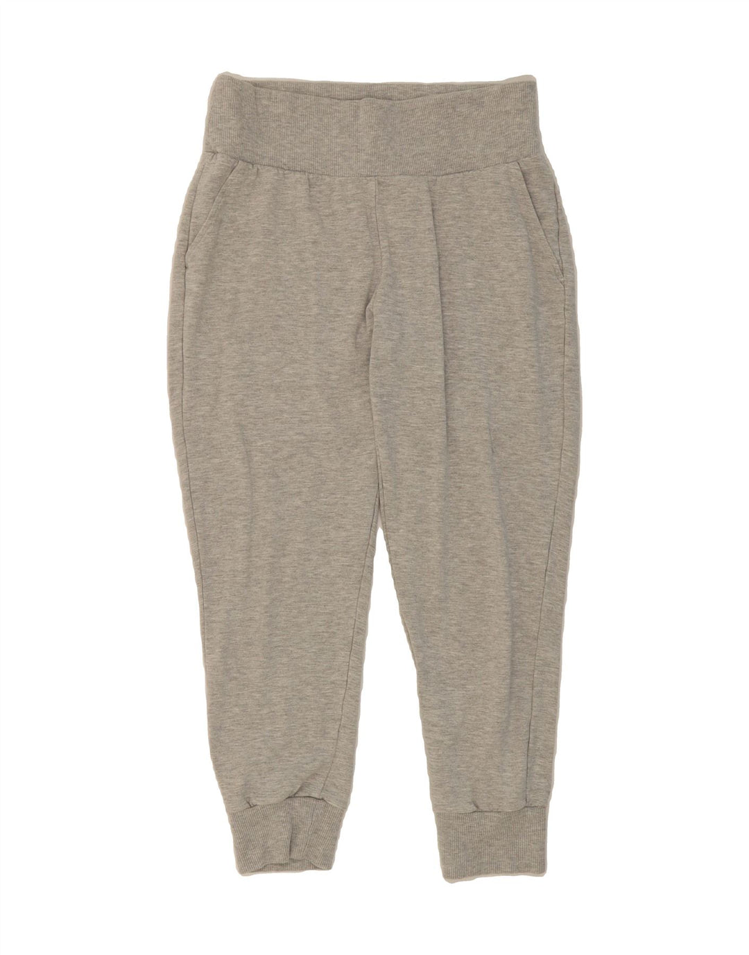 NIKE Womens Dri Fit Tracksuit Trousers Joggers UK 14 Medium Grey Rayon Vintage Nike and Second-Hand Nike from Messina Hembry 