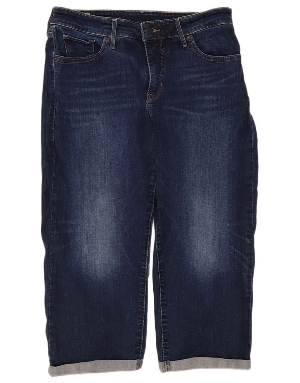 Levi's Womens Capri Jeans US 16 XL W32 L21 Blue Cotton