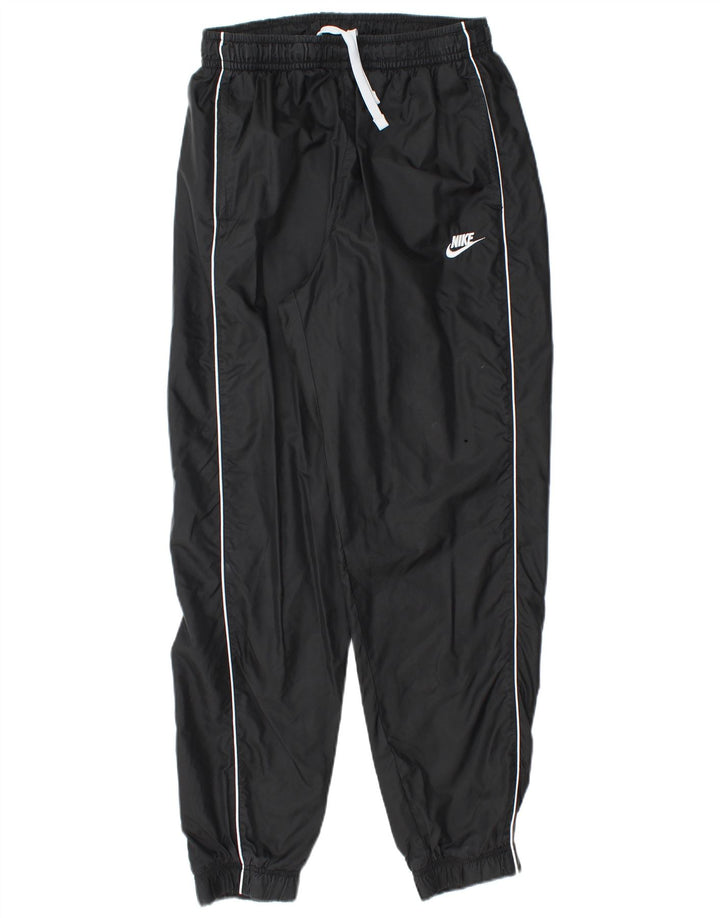 Nike Womens Loose Fit Waterproof Trousers UK 14 Medium Black Nylon