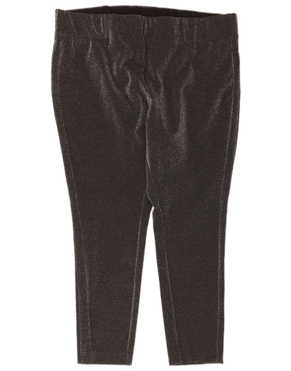 Marks & Spencer Womens Leggings UK 22 3XL Grey Flecked Polyester