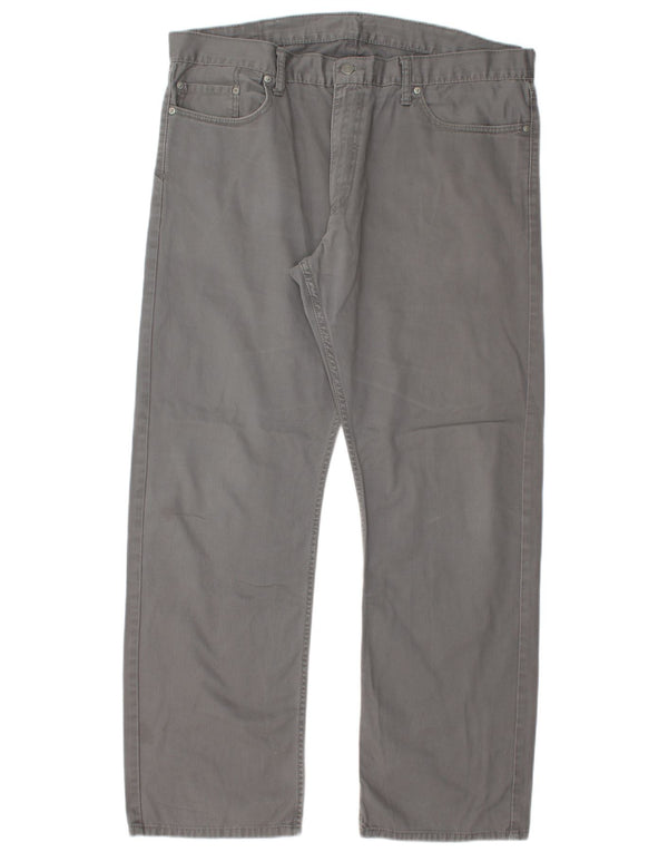 Levi's Mens 514 Straight Casual Trousers W40 L32 Grey Cotton