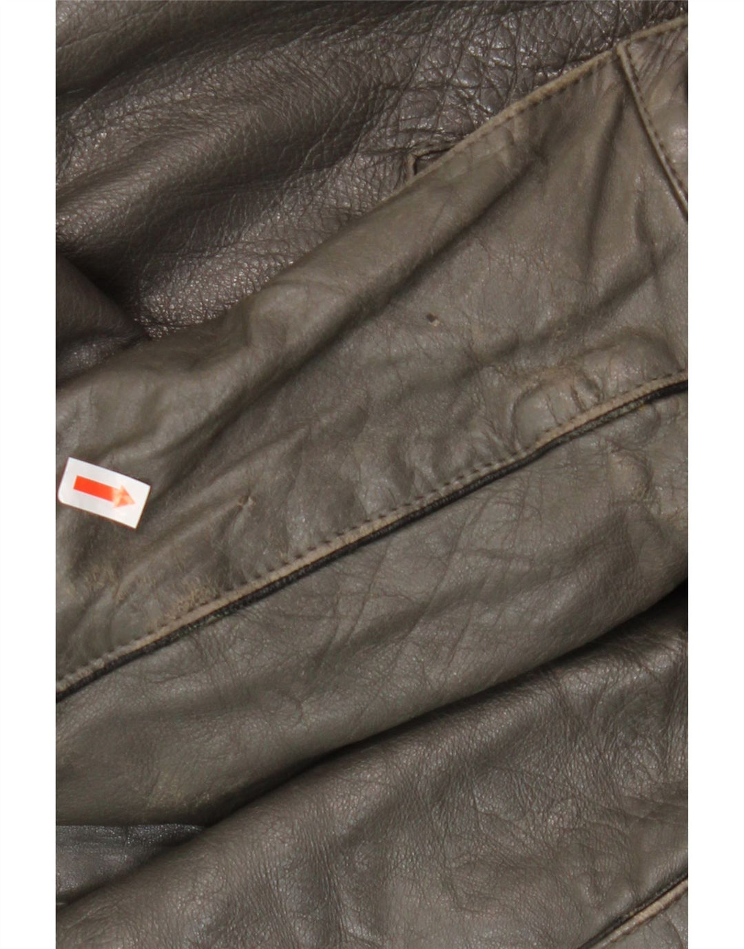 VINTAGE Mens Leather Jacket IT 50 Large Brown Leather