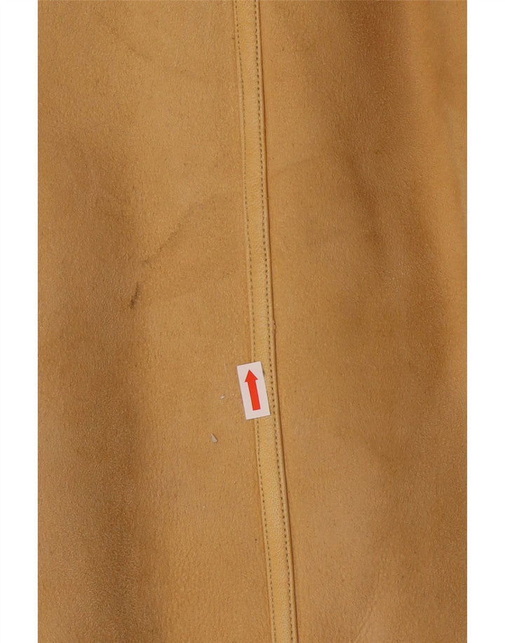 Vintage Womens Shearling Coat IT 46 Large Beige Shearling