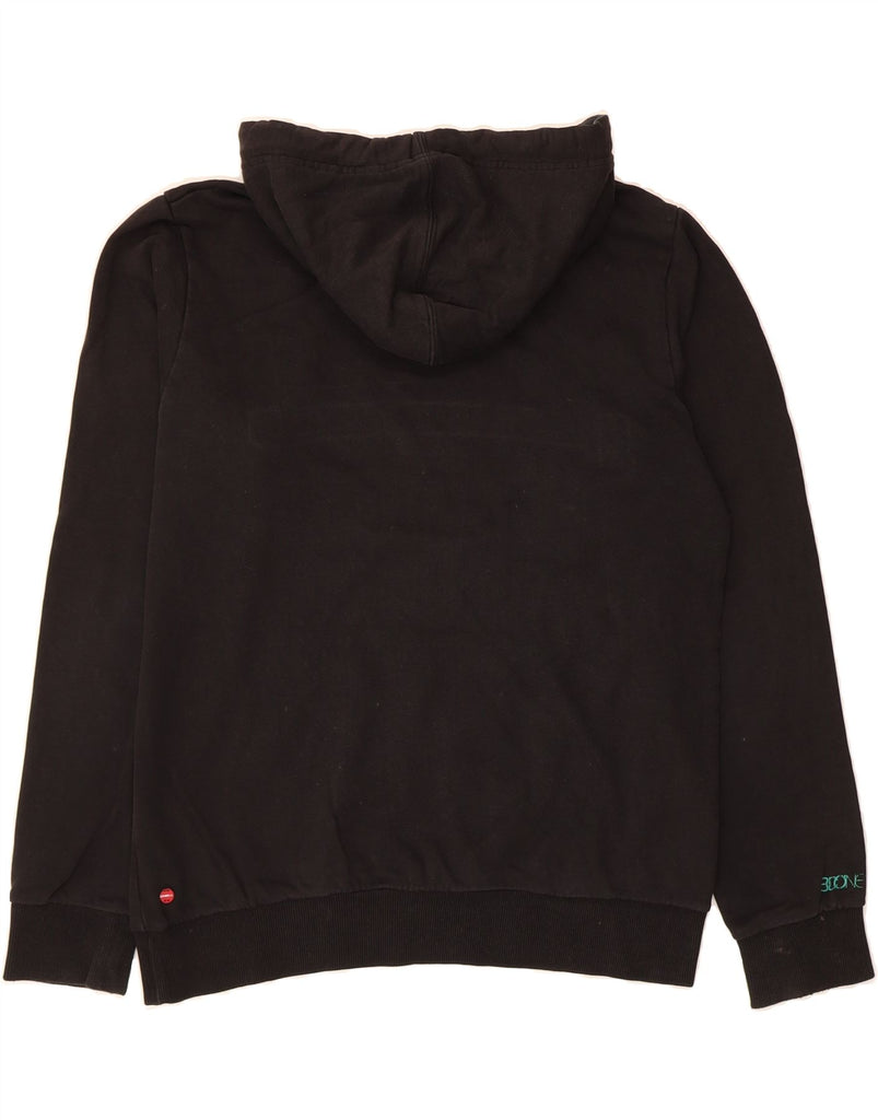 O'NEILL Mens Graphic Regular Fit Hoodie Jumper Large Black Cotton Vintage O'Neill and Second-Hand O'Neill from Messina Hembry 