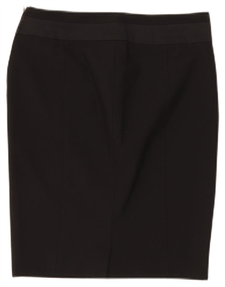Just Cavalli Womens Pencil Skirt IT 42 Medium W28 Black Polyester