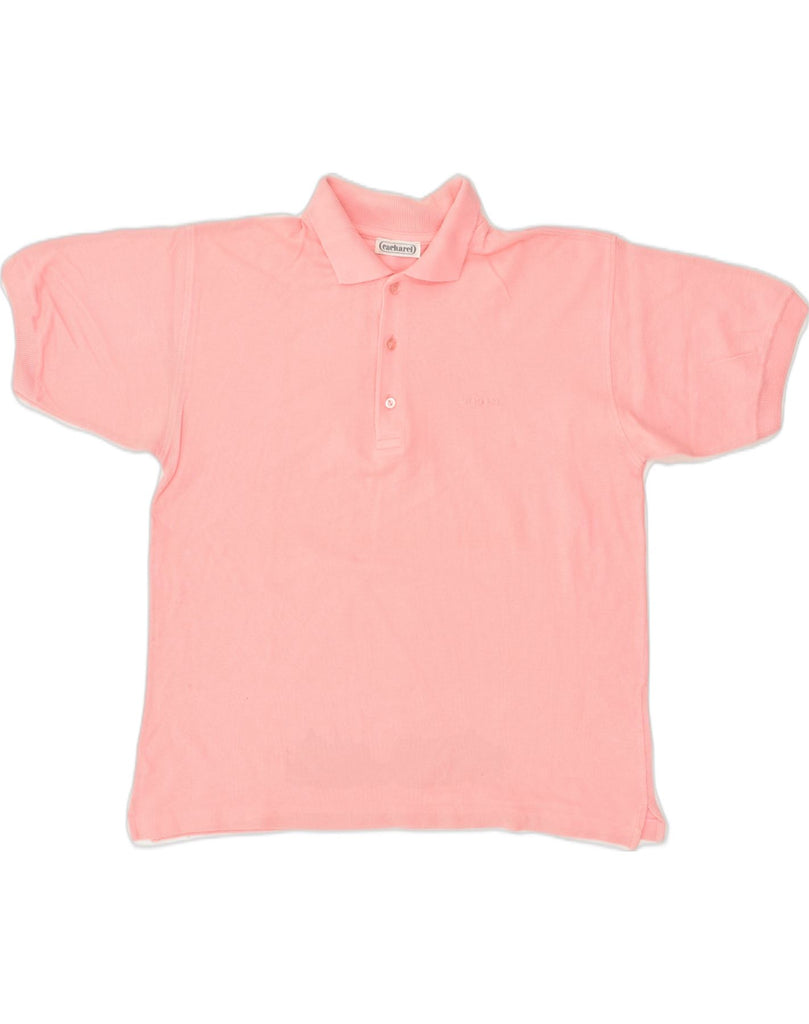 CACHAREL Womens Polo Shirt UK 14 Medium Pink | Vintage Cacharel | Thrift | Second-Hand Cacharel | Used Clothing | Messina Hembry 