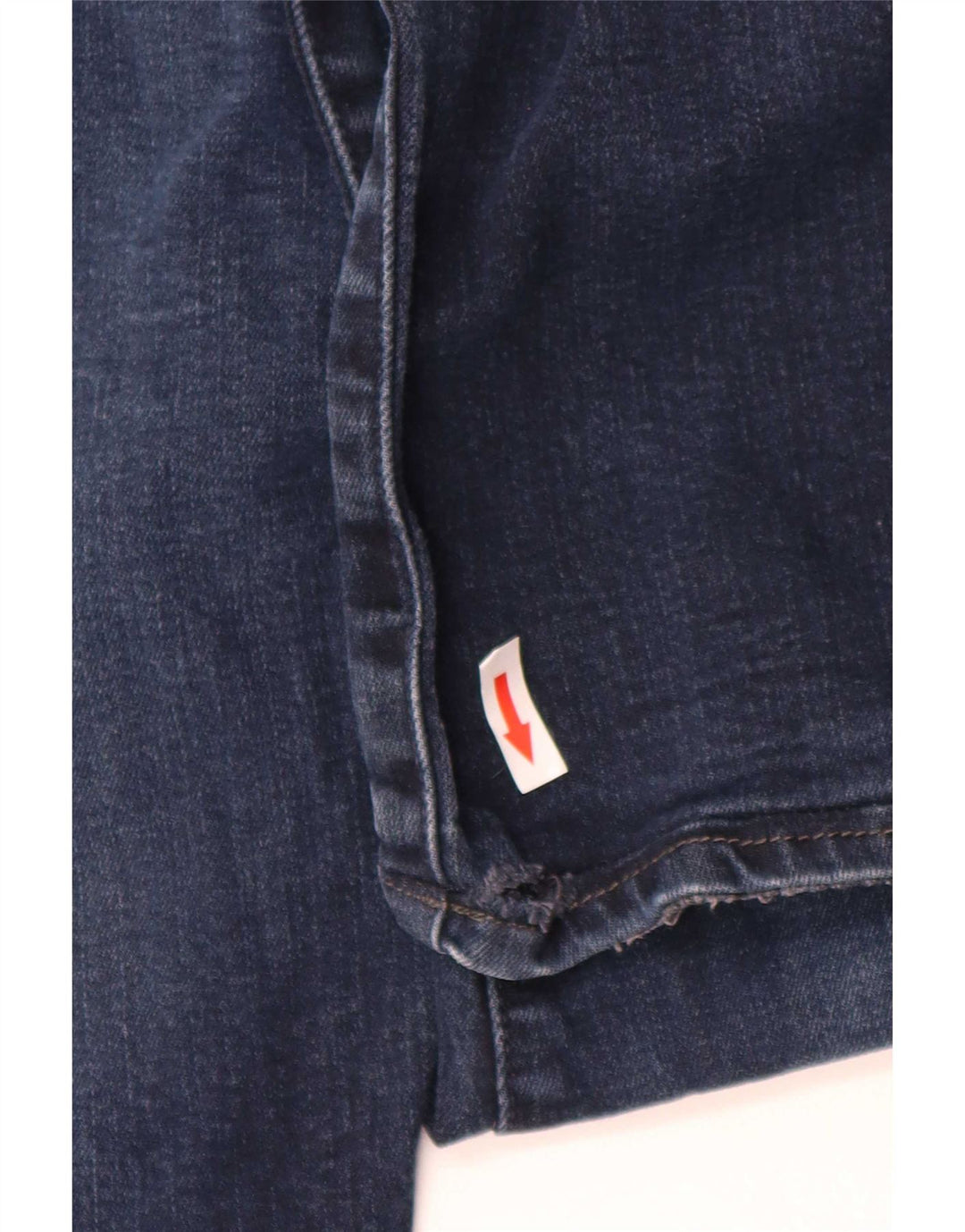 Levi's Mens Straight Jeans W32 L27 Navy Blue Cotton