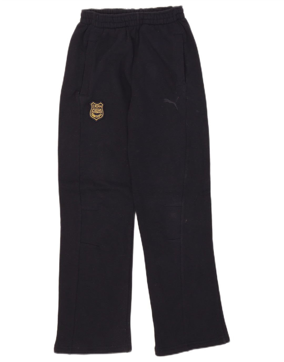 Puma Boys Tracksuit Trousers 9-10 Years Navy Blue Cotton