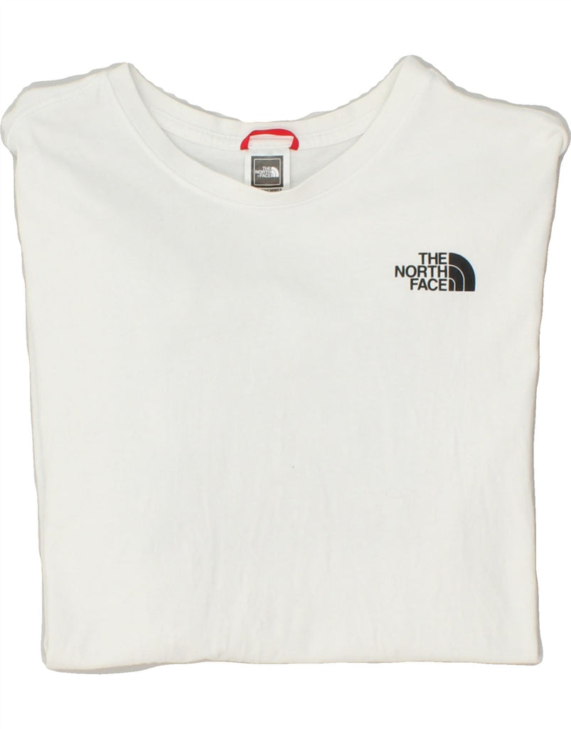 THE NORTH FACE Mens Graphic T-Shirt Top Large White Cotton | Vintage The North Face | Thrift | Second-Hand The North Face | Used Clothing | Messina Hembry 