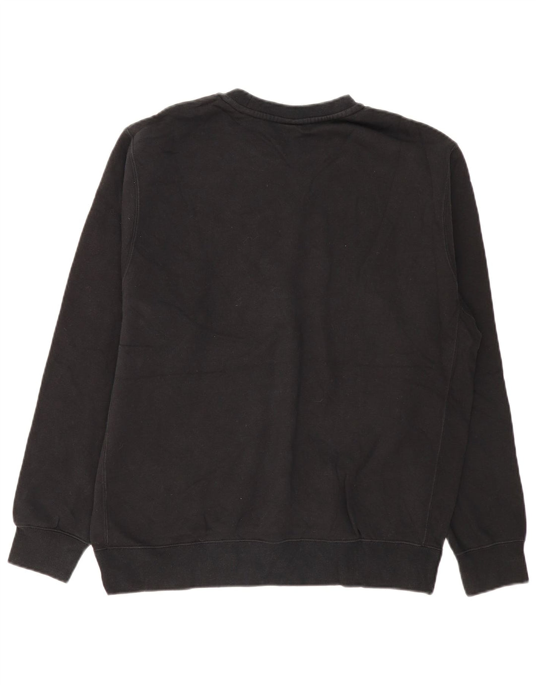 Nike Mens Sweatshirt Jumper Large Black Cotton