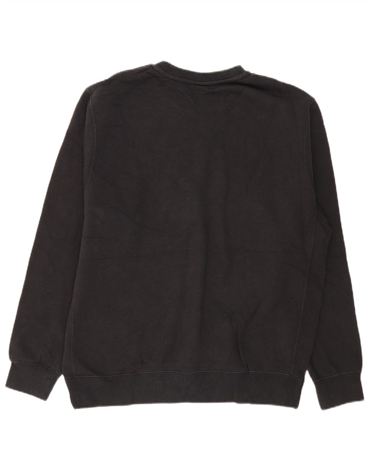 Nike Mens Sweatshirt Jumper Large Black Cotton