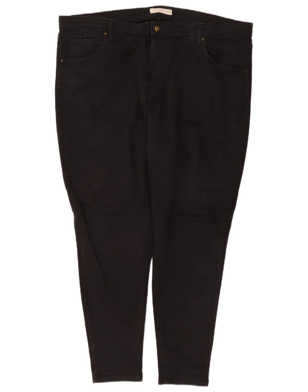 Topshop Womens Jamie Slim Jeans UK 26 3XL W44 L28 Black Cotton