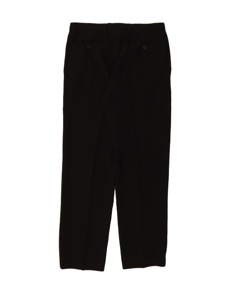 EMPORIO ARMANI Mens Straight Casual Trousers W34 L33 Black Pinstripe Vintage Emporio Armani and Second-Hand Emporio Armani from Messina Hembry 