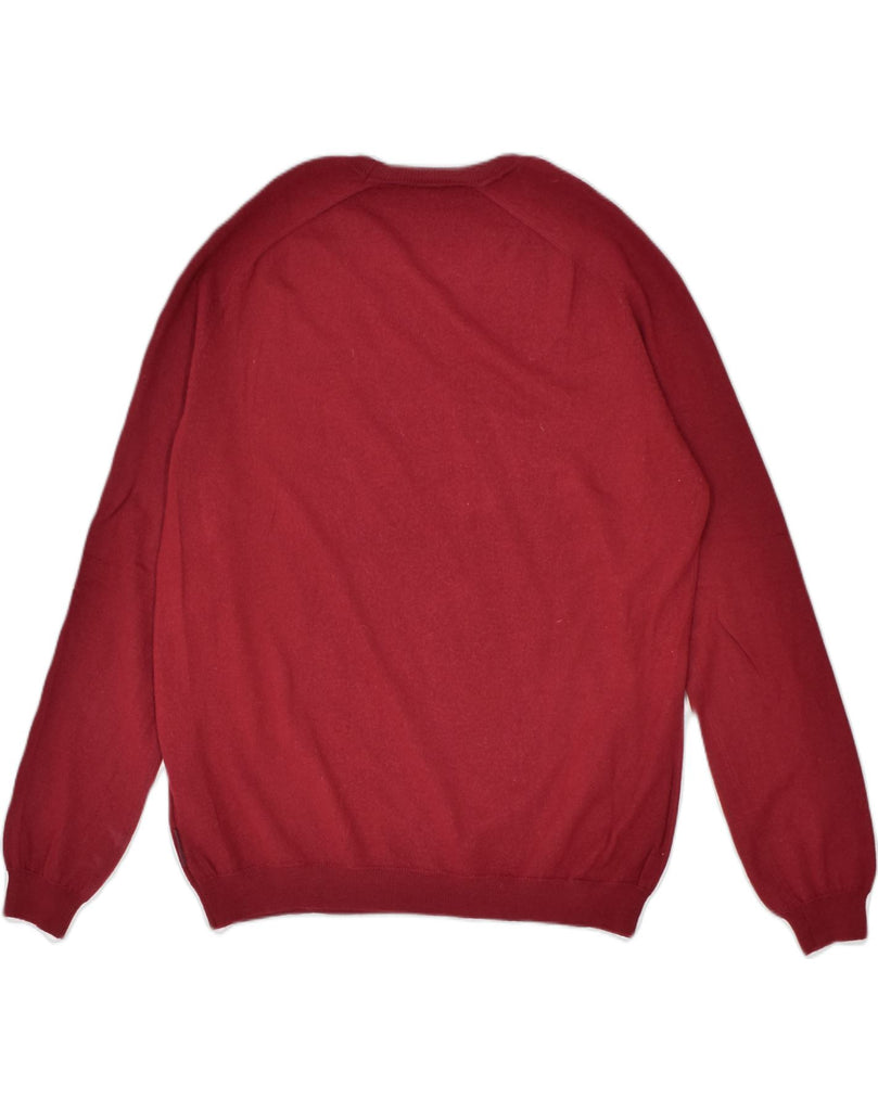 CALVIN KLEIN Mens Crew Neck Jumper Sweater 2XL Red Acrylic | Vintage Calvin Klein | Thrift | Second-Hand Calvin Klein | Used Clothing | Messina Hembry 