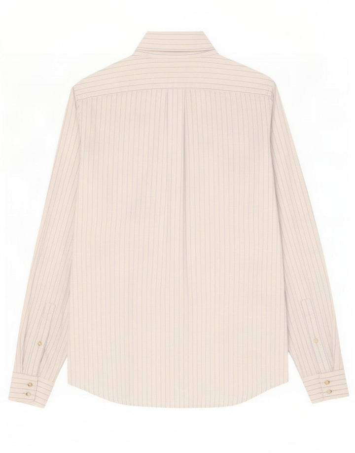 Benetton Mens Shirt Medium White Striped