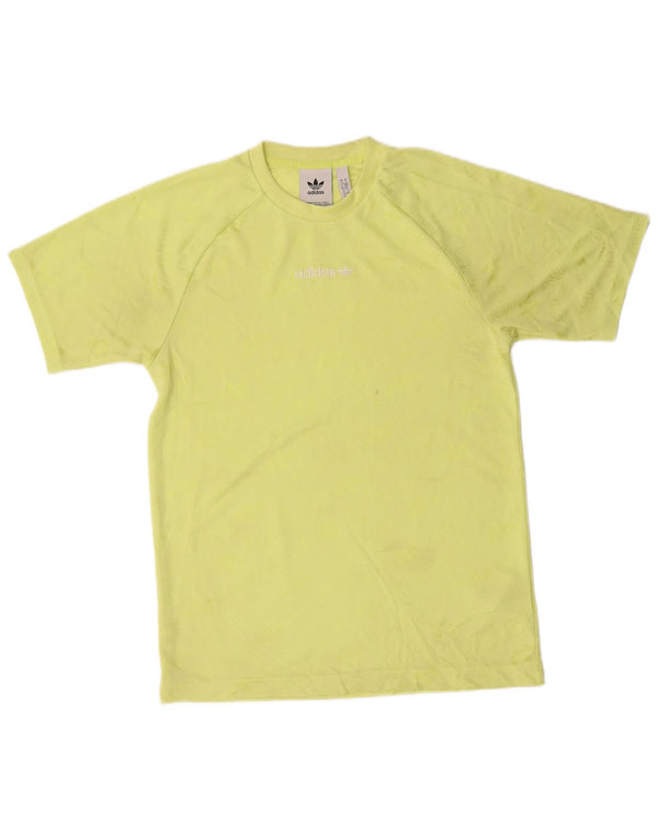 Adidas Mens Graphic T-Shirt Top Small Green Polyester