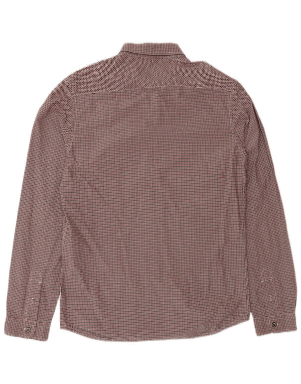 Paul Smith Mens Tailored Fit Shirt Small Red Check Cotton