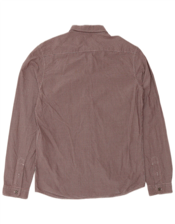 Paul Smith Mens Tailored Fit Shirt Small Red Check Cotton