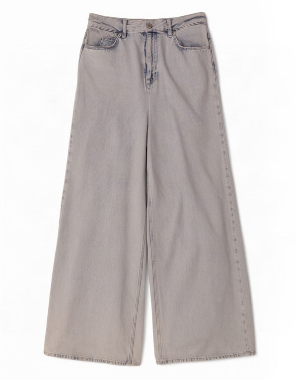 Ted Baker Womens High Waist Wide Leg Jeans W28 L31 Blue Cotton