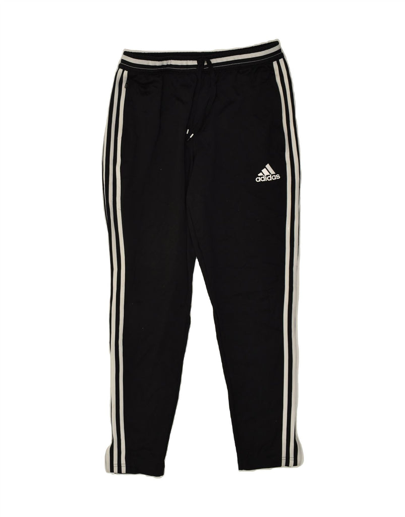 ADIDAS Mens Tracksuit Trousers Medium Black Polyester | Vintage Adidas | Thrift | Second-Hand Adidas | Used Clothing | Messina Hembry 