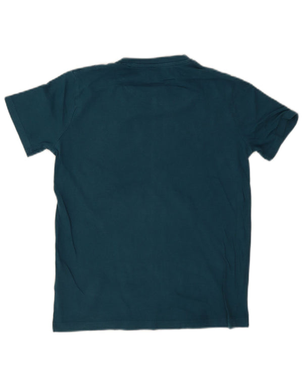 Lyle & Scott Boys T-Shirt Top 10-11 Years Blue Cotton