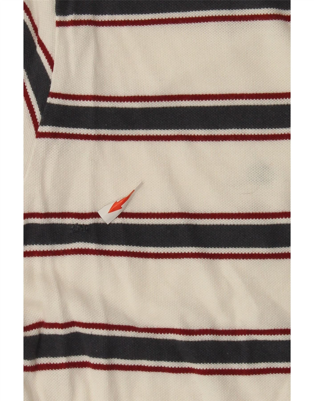 Champion Mens Easy Fit Polo Shirt Large White Striped