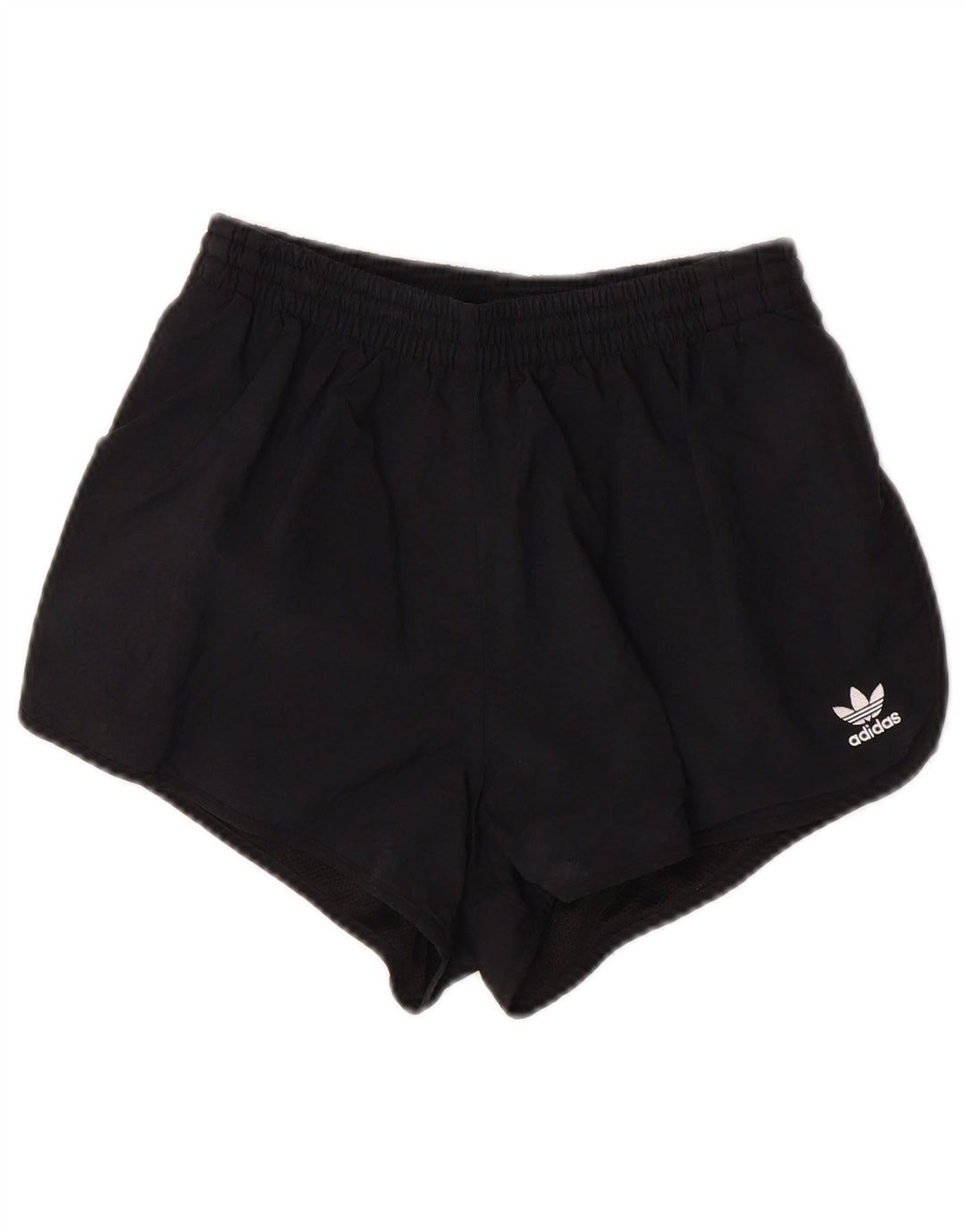Adidas Womens Sport Shorts UK 8 Small Black Polyester