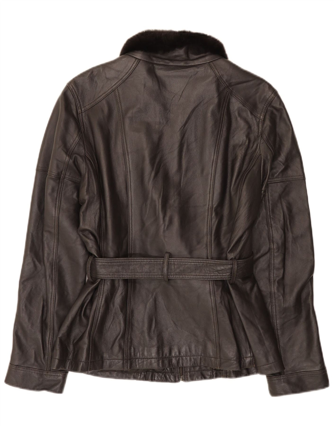 Conbipel Womens Leather Jacket IT 48 XL Black