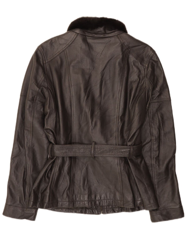 Conbipel Womens Leather Jacket IT 48 XL Black