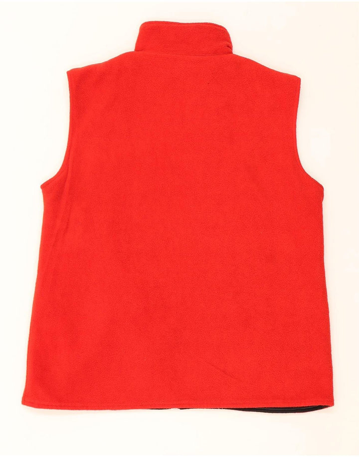 Lotto Mens Reversible Gilet UK 36 Small Black Colourblock Polyester