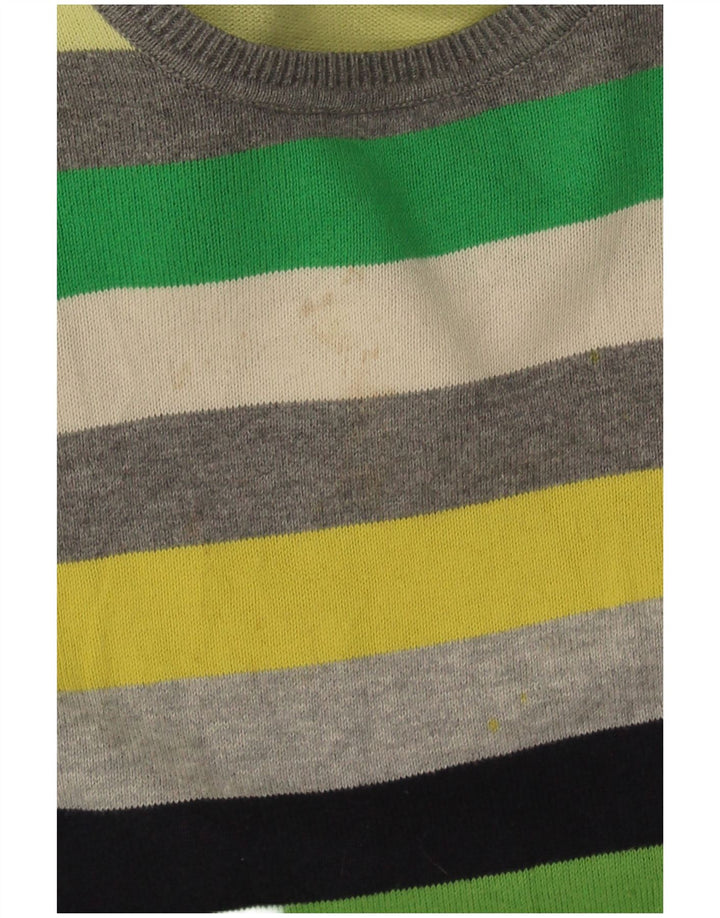 Gap Mens Crew Neck Jumper Sweater XS Multicoloured Striped