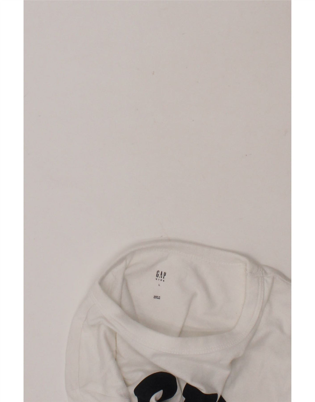 GAP Boys Graphic T-Shirt Top 10-11 Years Large White Cotton Vintage Gap and Second-Hand Gap from Messina Hembry 