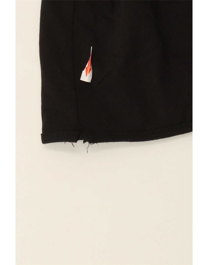 Jack & Jones Mens Top Long Sleeve XL Black Cotton