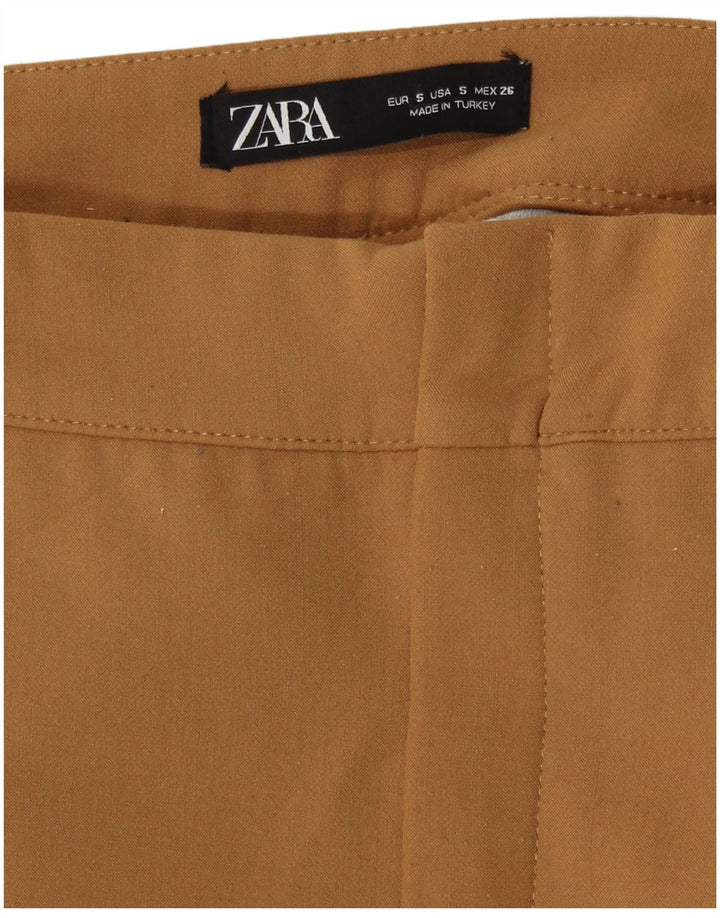 Zara Womens Mini Skirt Small W26  Beige