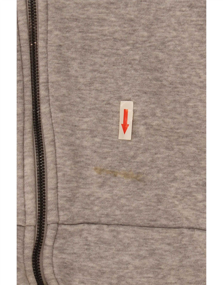 Adidas Mens 3D Arc Zip Hoodie Sweater Medium Grey Cotton