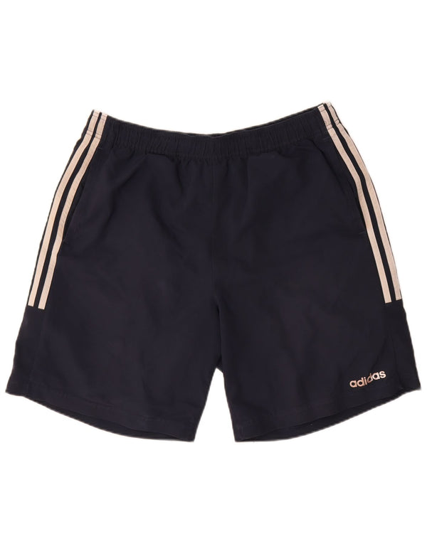 Adidas Mens Sport Shorts Large Navy Blue Polyester
