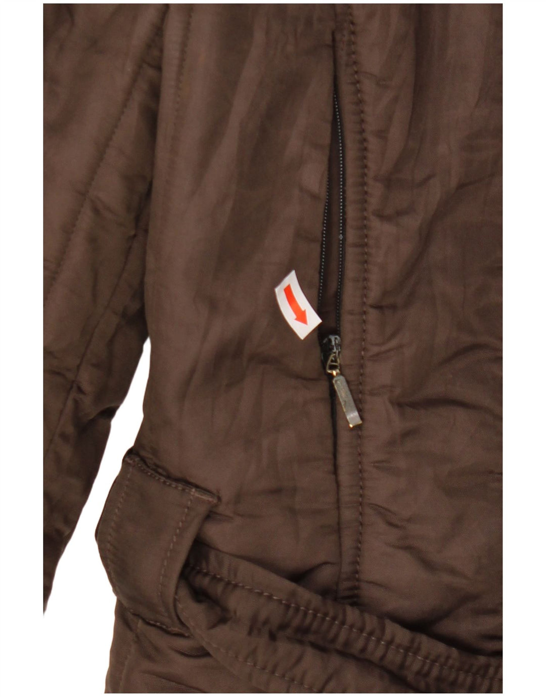 REFRIGIWEAR Womens Hooded Padded Jacket UK 18 XL Brown