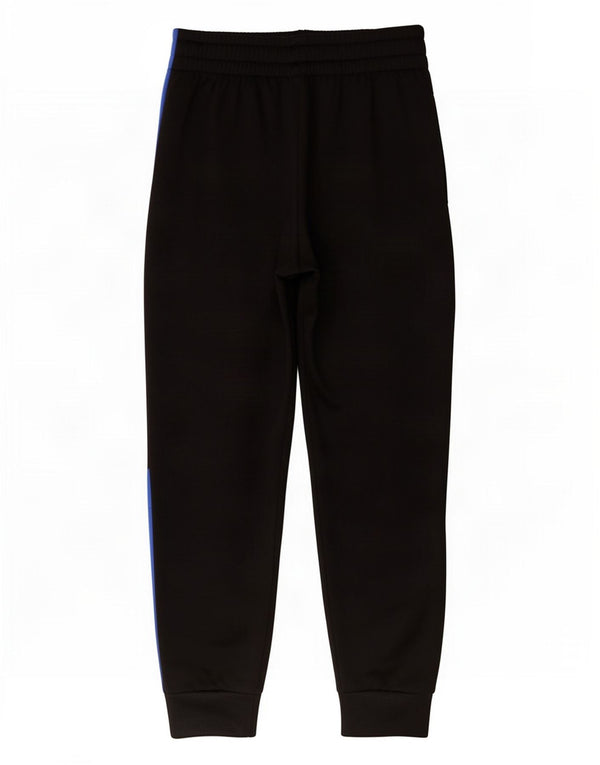Adidas Boys Graphic Tracksuit Trousers Joggers 10-11 Years Black Polyester