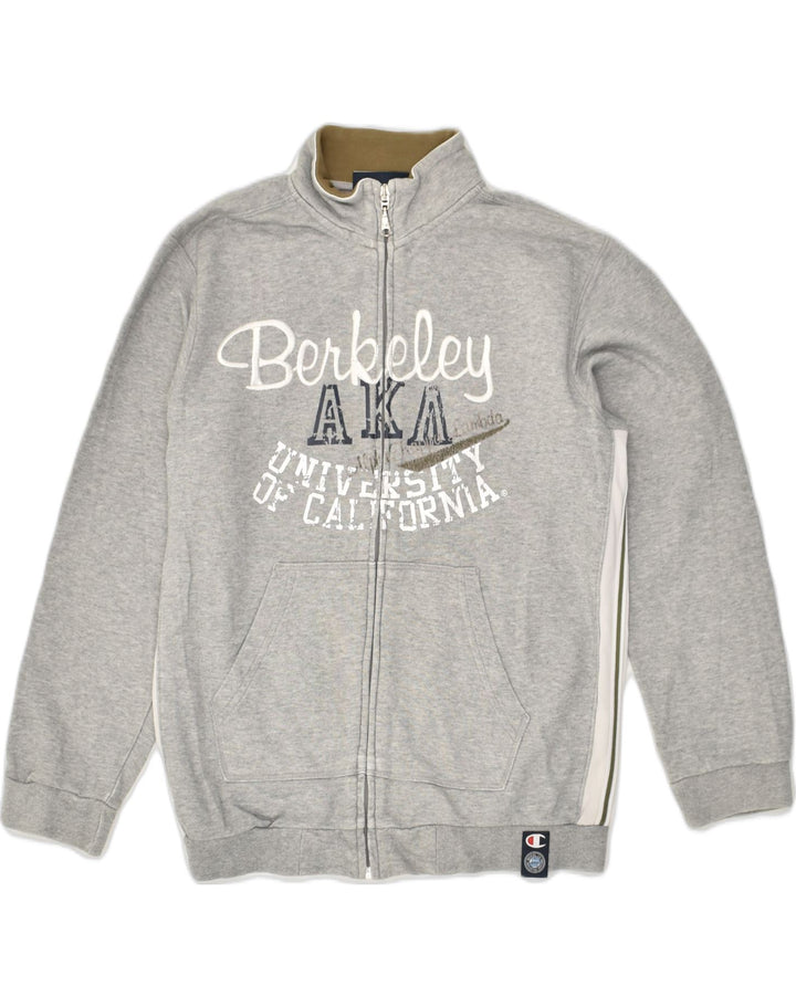 CHAMPION Boys Graphic Tracksuit Top Jacket 11-12 Years Large  Grey | Vintage Champion | Thrift | Second-Hand Champion | Used Clothing | Messina Hembry 