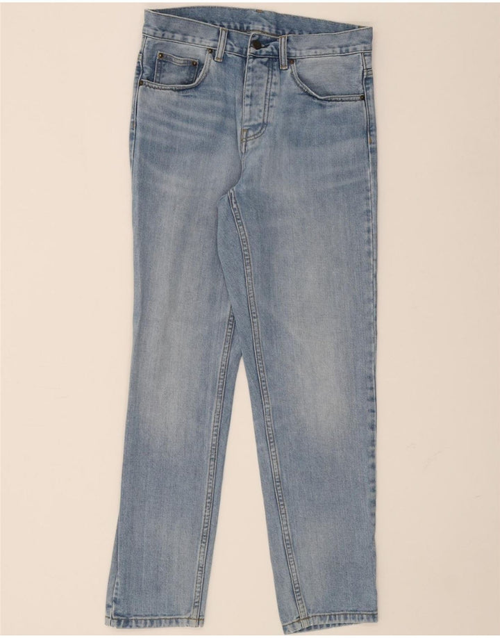 CARHARTT Mens Tapered Jeans W28 L29 Blue Cotton