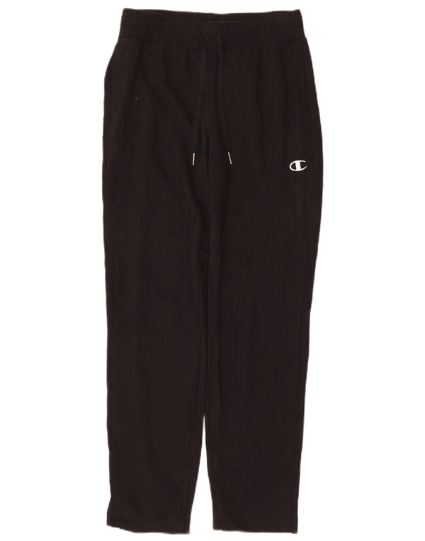 Champion Mens Tracksuit Trousers XS  Black Cotton