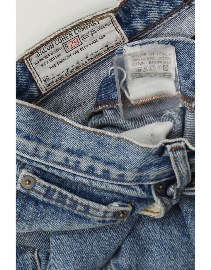 Jacob Cohen Womens Tapered Jeans W29 L28 Blue Cotton
