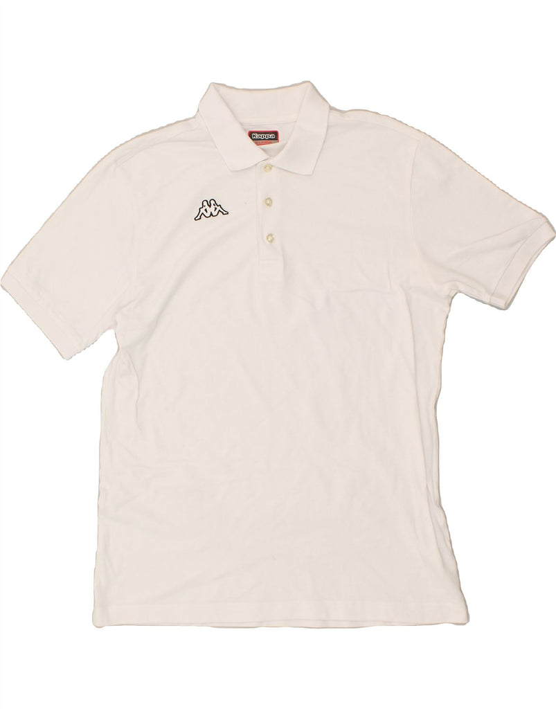 KAPPA Mens Polo Shirt XL White Cotton | Vintage Kappa | Thrift | Second-Hand Kappa | Used Clothing | Messina Hembry 