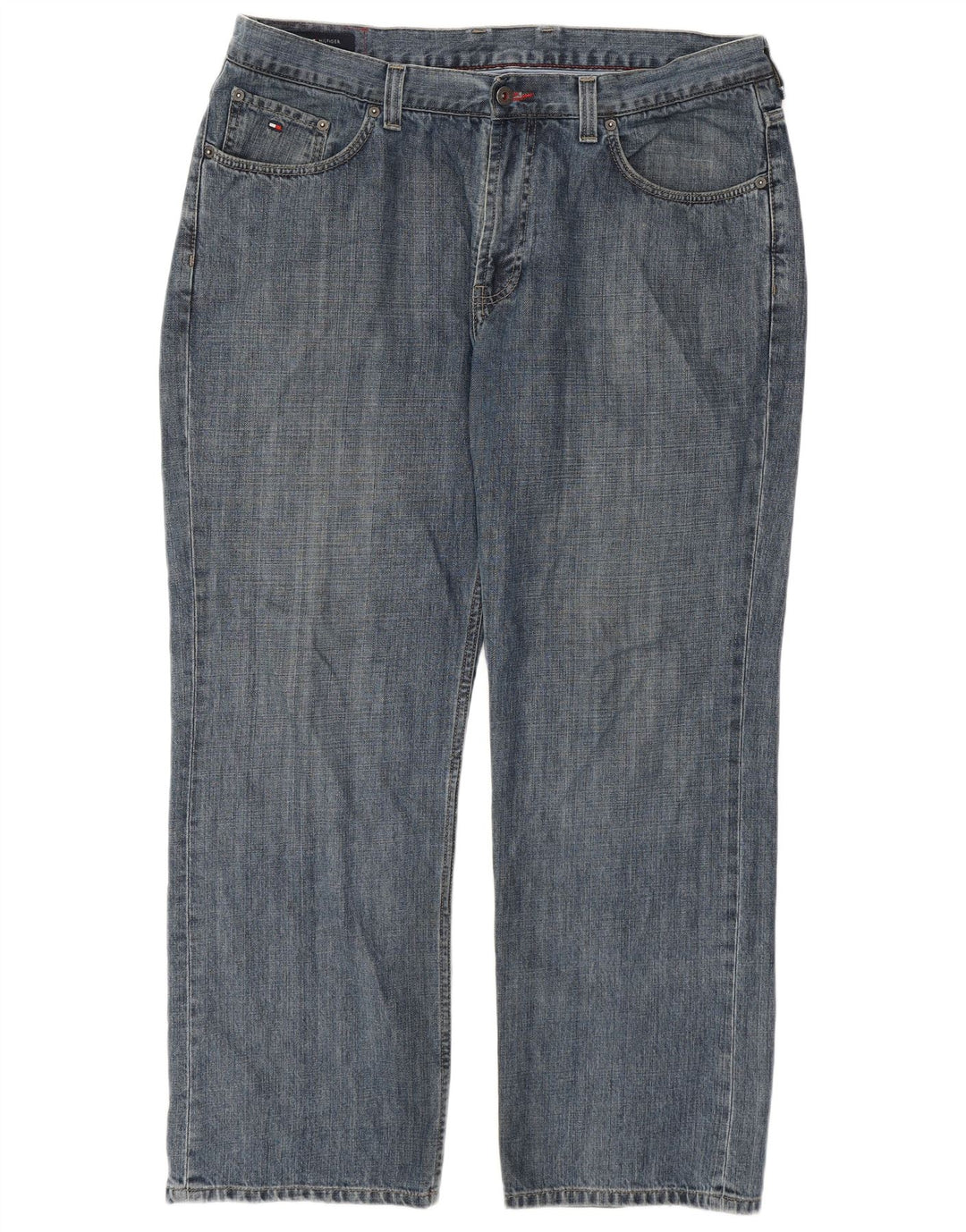 TOMMY HILFIGER Mens Straight Jeans W38 L30 Blue Cotton