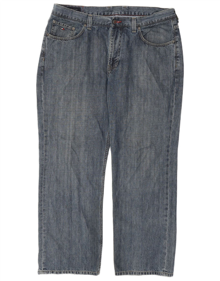 TOMMY HILFIGER Mens Straight Jeans W38 L30 Blue Cotton